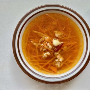 アスパラとジャガイモのカレー炒め