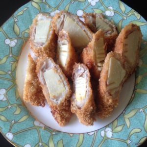 タケノコと青菜の胡麻和え