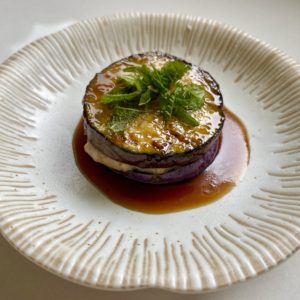 ナスとトマトのパスタ