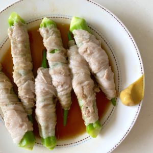 モロヘイヤと焼き海苔のナムル