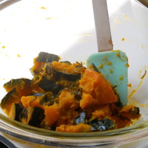 カボチャのスパイシー焼き