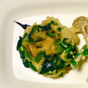 ほうれん草と人参の白和え