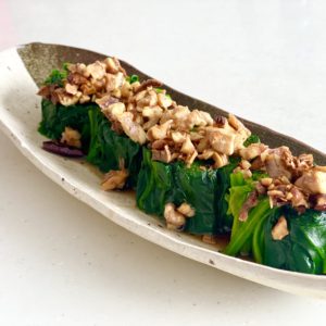 ブロッコリーの芯のザーサイ風