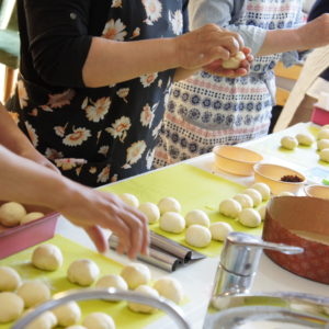 カボチャと鶏肉の中華蒸し