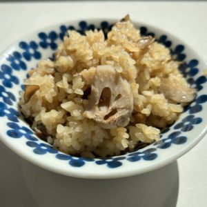 レンコンと青菜の塩炒め